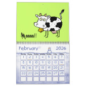 子供のファンキーな農場の壁掛けカレンダー カレンダー (2月 2026)