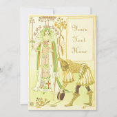 子供のファンタジー誕生日招待状 招待状 (正面)