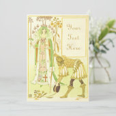 子供のファンタジー誕生日招待状 招待状 (スタンド正面)