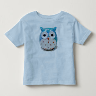 子供のフクロウのTシャツ トドラーTシャツ