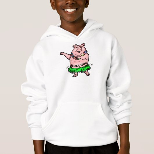 子供のフラのブタのブタのTシャツ (正面)