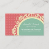 子供のブティックの名刺のテンプレート 名刺 (裏面)