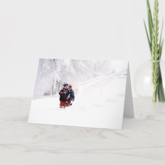 子供のブリザード カード (正面)