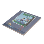 子供のプールのセラミックタイルの男の子 タイル (側面)