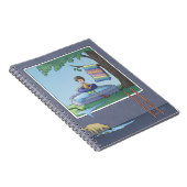 子供のプールの男の子ノートブック ノートブック (右側)