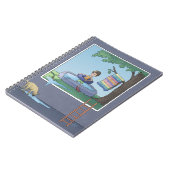 子供のプールの男の子ノートブック ノートブック (左側)