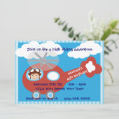 子供のヘリコプターの誕生会 招待状 (スタンド正面)