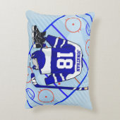 子供のホッケー ベッドルームと エンスイートコレクション アクセントクッション (裏面(縦))