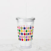 子供のモチーフ アクリルタンブラー (右)