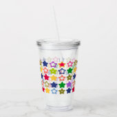 子供のモチーフ アクリルタンブラー (左)