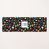 子供のモノグラムのなビデオゲームの技術のパーティーのゲーマー ヨガマット (正面(横))