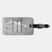 子供のヤギの遊ぶこと ラゲッジタグ (裏面横)