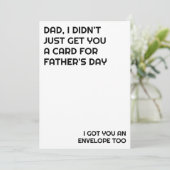 子供のユーモア溢れる表現 父の日はパパ月間 シーズンカード (スタンド正面)