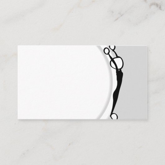 子供のヨガの先生のシンプルな名刺 名刺 (正面)