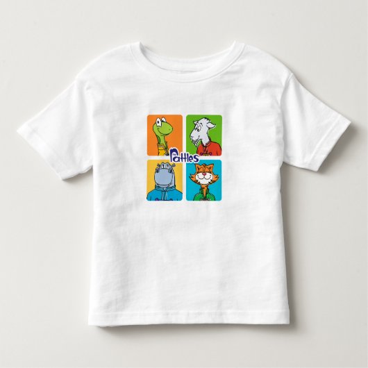 子供のラッセル音のTシャツ トドラーTシャツ (正面)