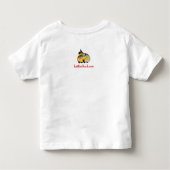 子供のラッセル音のTシャツ トドラーTシャツ (裏面)