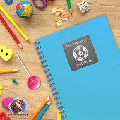 子供のラベル – サッカーボード | 防水 スクエアシール