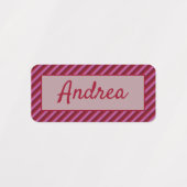 子供のランチコンテナ用ステッカー または 任意のアイテムに ラベル (デザイン2)