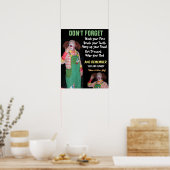 子供のリマインダーリストポスター ポスター (キッチン)