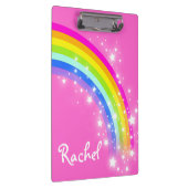 子供のレインボースターピンク名クリップボード クリップボード (右)
