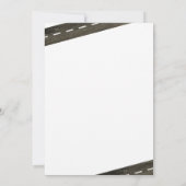 子供のレーシングカーバースデー招待状 招待状 (裏面)