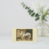 子供のヴィンテージの名刺を持つ馬 名刺 (スタンド正面)