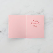 子供のヴィンテージバレンタインデーのカード シーズンカード (内部)