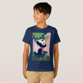 子供のヴィンテージWPA Brookfieldの動物園のパンダのTシャツ Tシャツ (正面フル)