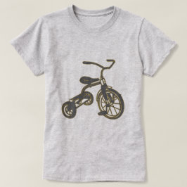 子供の三輪車のグラフィック Tシャツ