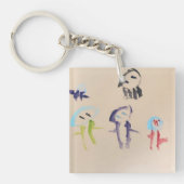 子供の作品のキーチェーン キーホルダー (正面)
