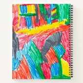 子供の作品 保存するアートまたは写真 ノートブック (裏面)