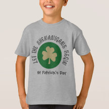子供の偽りのSt patricks dayのTシャツ