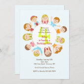 子供の円卓会議の招待状 招待状 (正面/裏面)