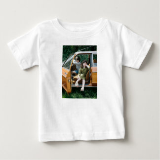子供の写真と名前入りTシャツ ベビーTシャツ