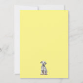 子供の写真と情報をカスタマイズ ファイヤーファイター誕生日 招待状 (裏面)