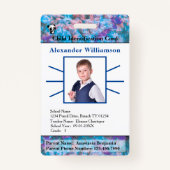 子供の写真ID識別カードのカスタム バッジ (正面)