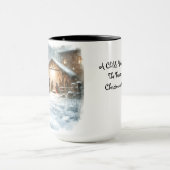 子供の出生シーンのクリスマスコーヒースマグカップ マグカップ (中央)