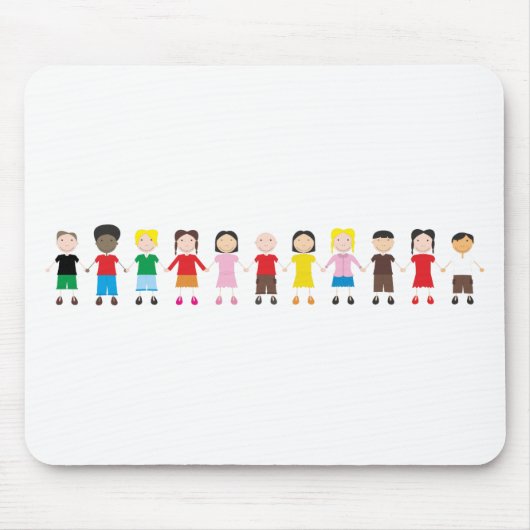 子供の列 マウスパッド (正面)