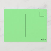 子供の動物の誕生日パーティー、動物の誕生日写真 ポストカード (裏面)