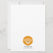 子供の動物園のバースデーパーティ招待状 招待状 (裏面)