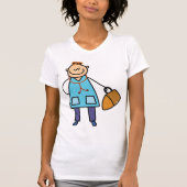 子供の医者 キャラクター キッズ 医療 Tシャツ (正面)