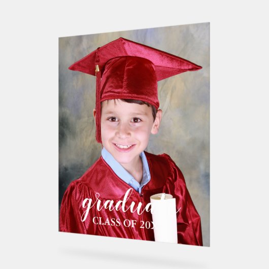 子供の卒業 アクリルサイン (傾斜)