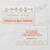 子供の友情の名刺 名刺 (正面/裏面)