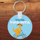 子供の友情バレンタインおもしろい恐竜のギフト キーホルダー (正面)