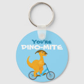 子供の友情バレンタインおもしろい恐竜のギフト キーホルダー (裏面)