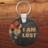 子供の取得失った-カスタム医療および安全IDラベル キーホルダー (正面)