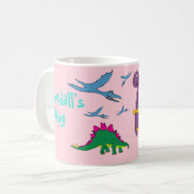 子供の名カラフル前Diolas Pastel Pink Mug