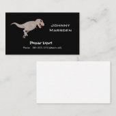 子供の名刺の恐竜の専門家 コーリングカード (正面/裏面)