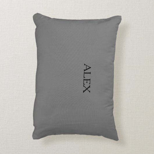子供の名前が後ろに付いたモトクロスレース枕。 アクセントクッション (裏面(縦))
