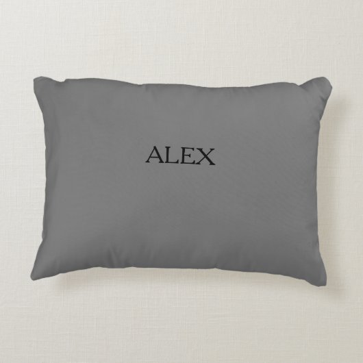 子供の名前が後ろに付いたモトクロスレース枕。 アクセントクッション (裏面)